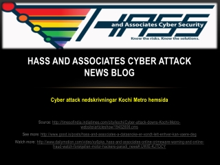 Hass and Associates Cyber Attack News Blog: Cyber attack ned