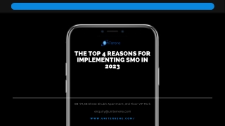 The Top 4 Reasons for Implementing SMO in 2023