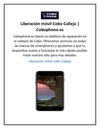 Liberación móvil Cobo Calleja  Cobophone.es