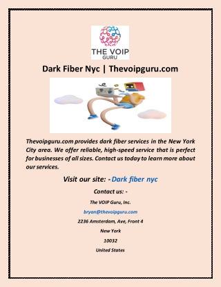 Dark Fiber Nyc  Thevoipguru com