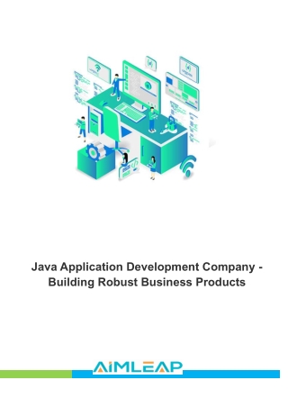 Java Application Development Company