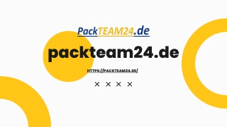 Be- und Entladung von Containern | Packteam24.de