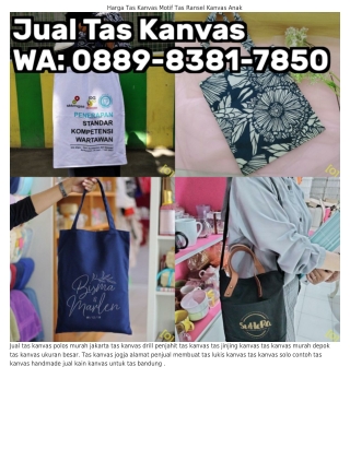 O889-8౩8I-ᜪ85O (WA) Tas Bahan Kanvas Apakah Bagus Tas Selempang Kanvas Pria Wani