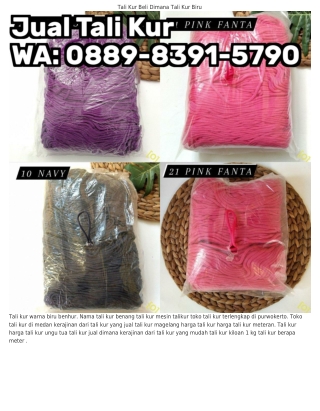 rajut tas taliÔ88ᑫ·8౩ᑫ1·57ᑫÔ (WA) Membuat Tas Dari Tali Kur Harga Tali Kur Putih