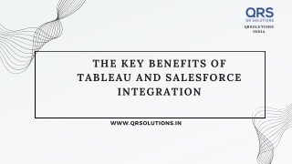 The Key Benefits of Tableau and Salesforce Integration