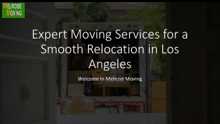 Last Minute Movers Los Angeles