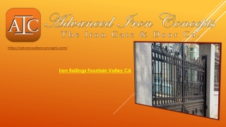 Iron Railings Fountain Valley, CA