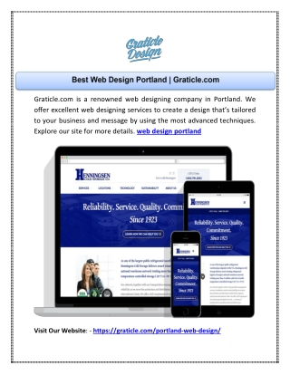 Best Web Design Portland | Graticle.com