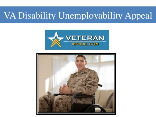 VA Disability Unemployability Appeal