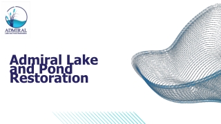 Buy Affordable Pond Aerators Online - Admiral Lake and Pond Restoration