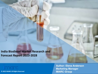 India Biodiesel Market Industry Overview, Growth Rate and Forecast 2023-2028