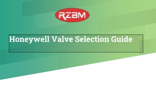 Honeywell Valve Selection Guide