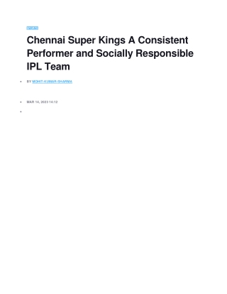 chennai super king