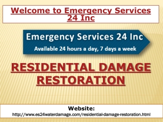 Residential Damage Restoration