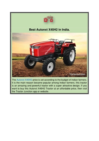 Best Autonxt X45H2 in India.