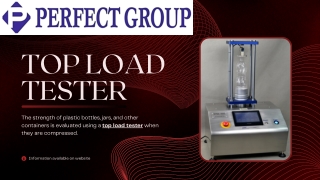 Top load tester | Perfectgroupindia