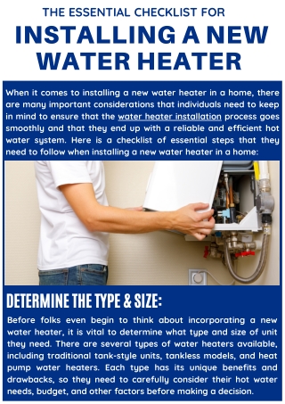 Complete Water Heater Service