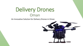 Delivery Drones in Oman