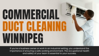 Commercial Duct Cleaning Winnipeg