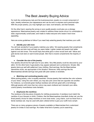 The Best Jewelry Buying Advice .docx