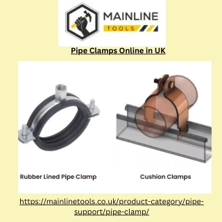 Pipe Clamps Online in UK