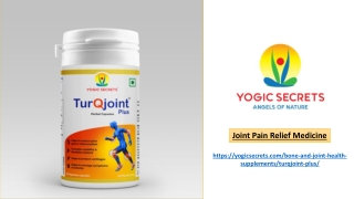 Joint Pain Relief Medicine