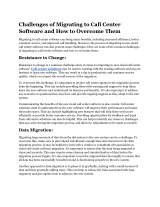 Challenges of Migrating to Call Center Software and How to Overcome Them.docx