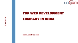 Top Web development Company in India