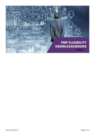 PMP ELIGIBILITY