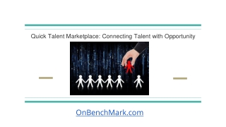 Quick Talent Marketplace