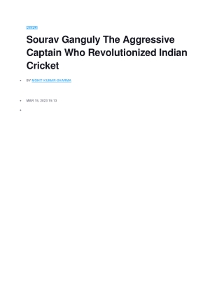 sourav ganguly as dada