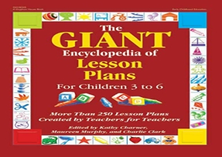 PDF The Giant Encyclopedia of Lesson Plans for Children 3 to 6 (GR-18345) ipad
