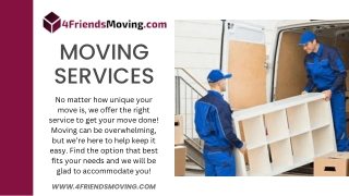 Moving Services In Vero Beach FL