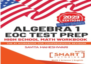 [DOWNLOAD PDF] Algebra 1 EOC Test Prep High School Math Workbook: More than 500