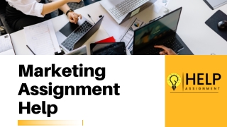 Get 50% Off on Expert Marketing Assignment Help