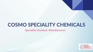 Best Practices Used By Chemical Manufacturer For A Sustainable Future