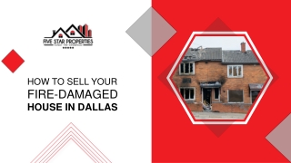 Tips For Selling A Fire-Damaged Home In Dallas