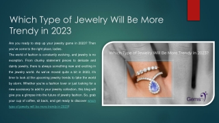 Top Jewelry Styles for 2023