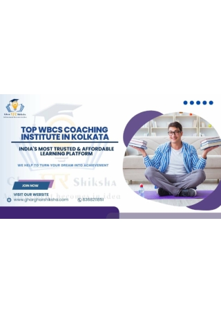 Top WBCS Coaching Institute In Kolkata