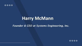 Harry McMann - A People Leader and Influencer