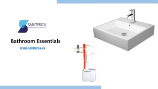 Bathroom Essentials - saniterica.ca