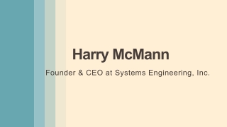 Harry McMann - Expert in Business Administration