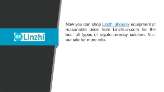 Shop The Best Linzhi Phoenix Equipment At A Low Price  Linzhi