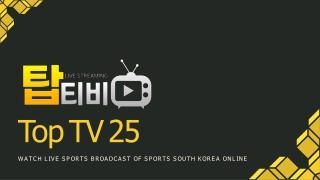 Watch Live Sports Broadcast of Sports South Korea Online