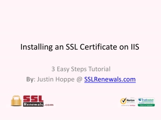 Installing an SSL Certificate on IIS - 3 Easy Steps Tutorial