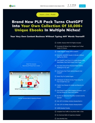 GPT eBook Pack_ Get Your Own Collection Of 10,000  Unique Ebooks In Multiple Niches!