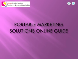Portable Marketing Solutions Online Guide