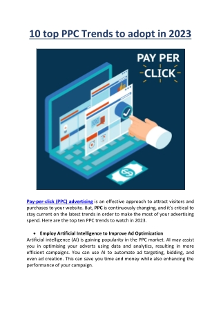 10 top PPC Trends to adopt in 2023 - Search Results Media