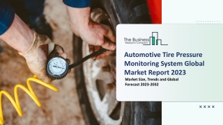 Automotive Tire Pressure Monitoring System Market Segments, Trends 2023-2032