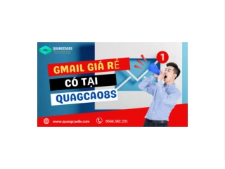 Dịch vụ bán gmail giá rẻ 2900/ 1 mail